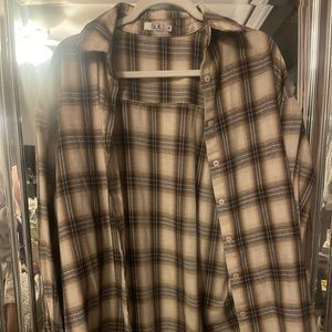 SLA THE LABEL : oversized flannel